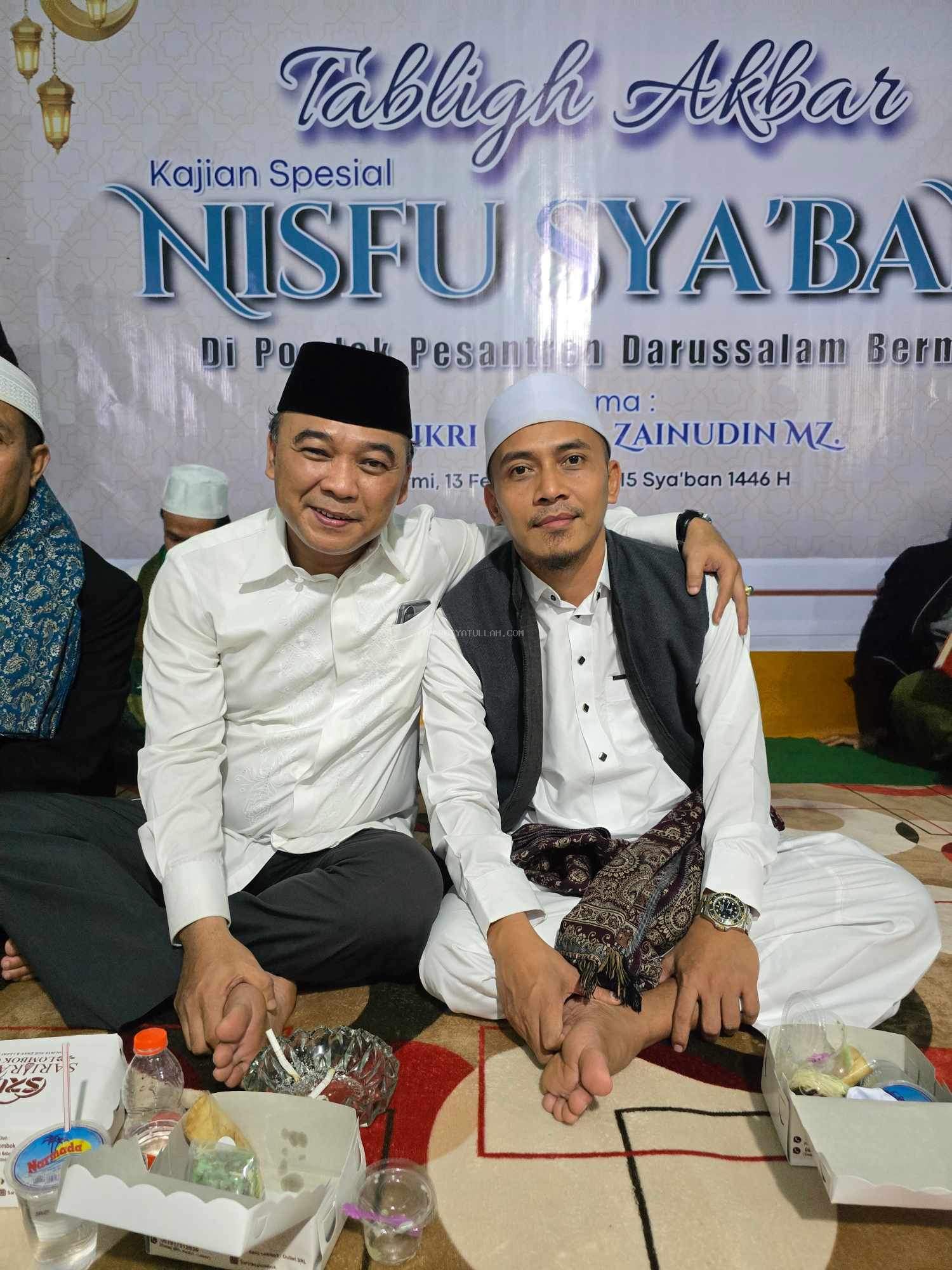 KH. Fikri Zainuddin MZ Hadiri Tabligh Akbar di Ponpes Darussalam Bermi: Seruan Perbanyak Amal di Malam Nishfu Sya’ban